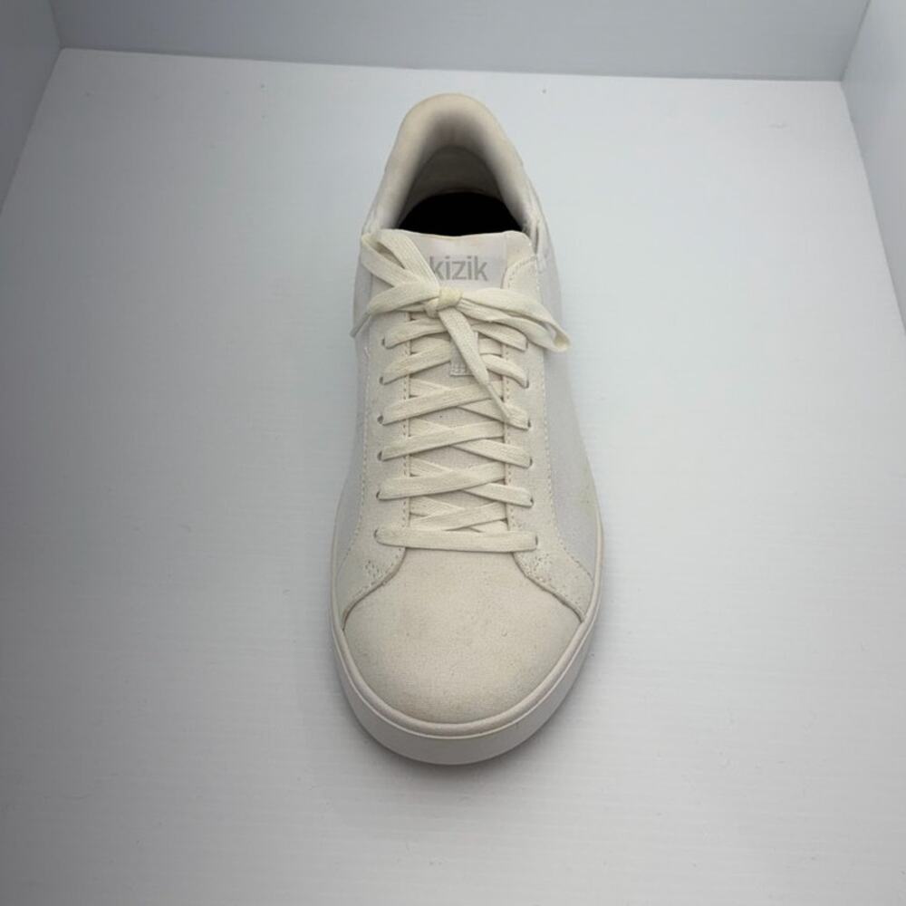 Kizik Irvine Hands Free Canvas Sneaker Ivory White Men 9.5 Women 11 SINGLE SHOE